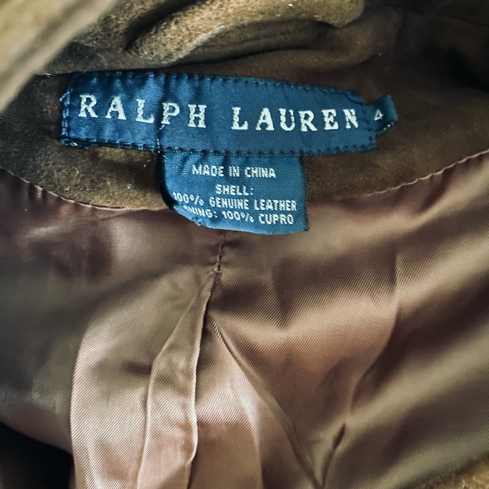 Ralph Lauren Collection Brown Suede Jacket - Picture 4 of 4